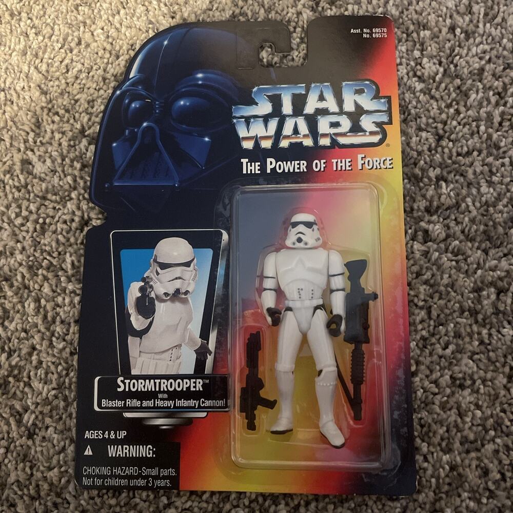Kenner Star Wars Power of the Force Stormtrooper with Red Card Action Figure